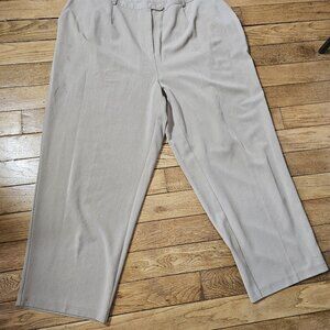 Sag Harbor Women's Size 24W Average Beige Dress Pants Plus
